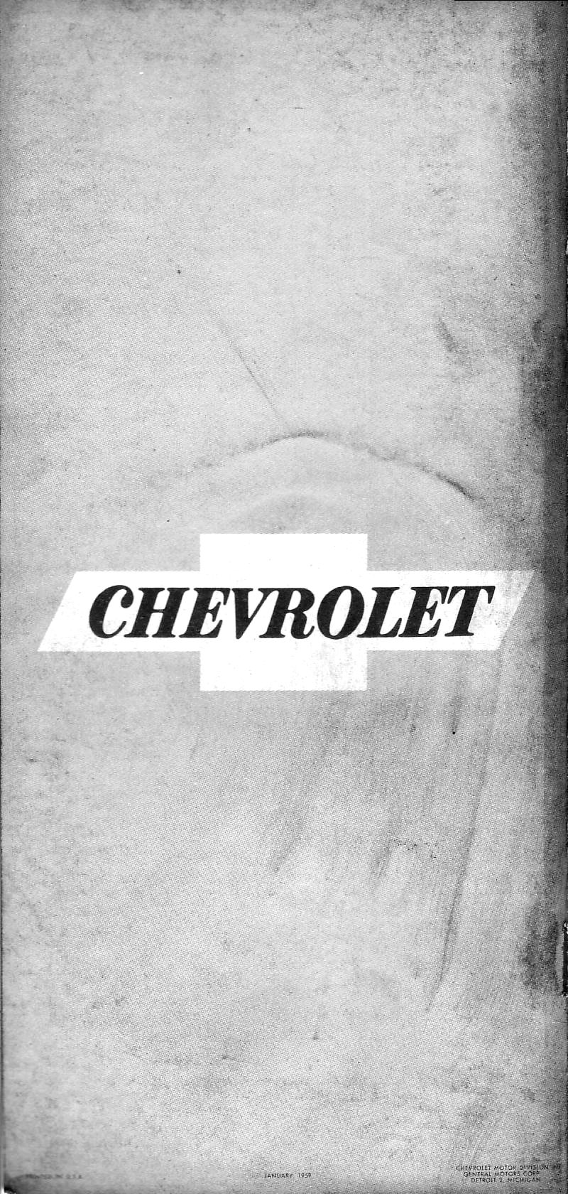 1959 Chevrolet Rapid Radio Checks Booklet Page 3